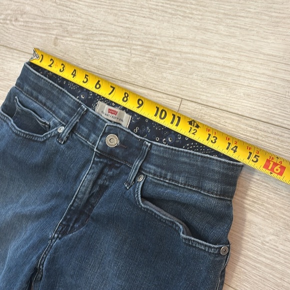 Levi’s Perfect Waist 525 bootcut Blue Jeans size 10 M - Picture 3 of 9